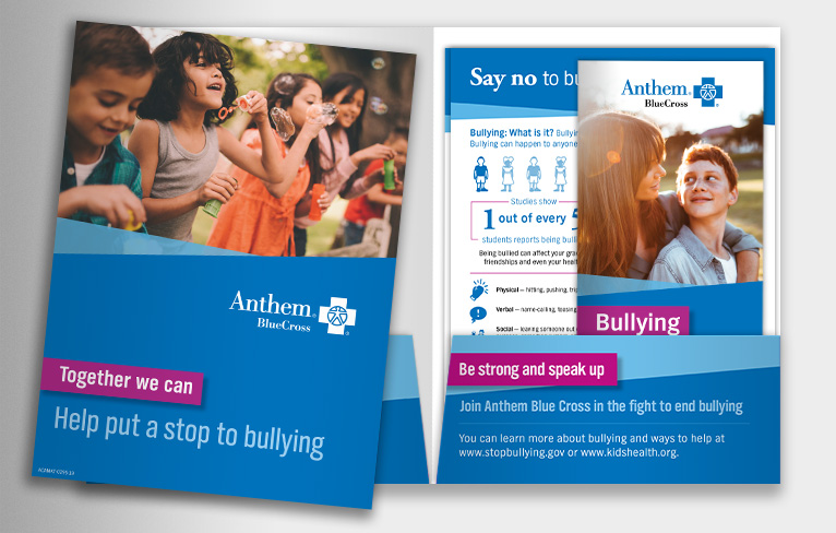 CA Anit-Bullying Campaign Print Folder