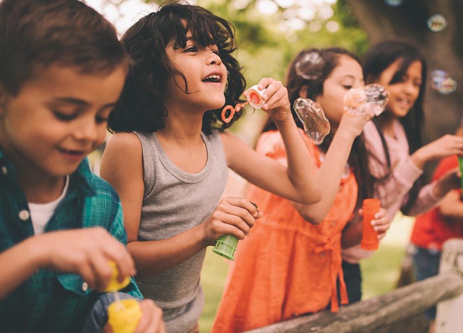 Anti-bullying campagin image of kids