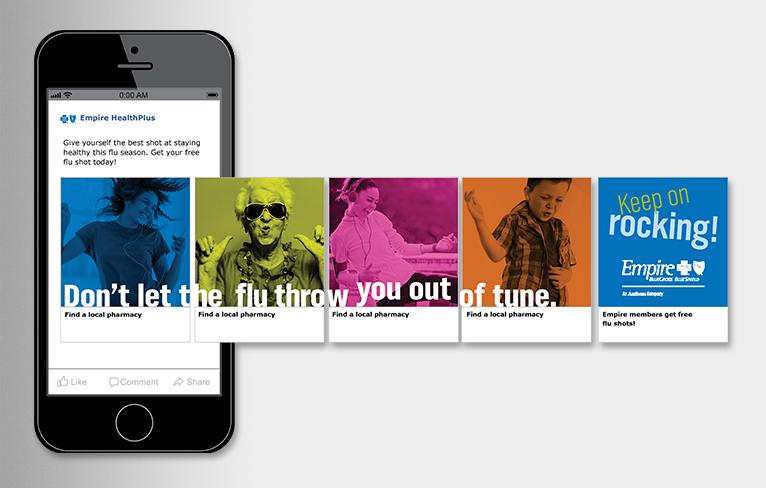 Rock your flu shot Facebook Carousel