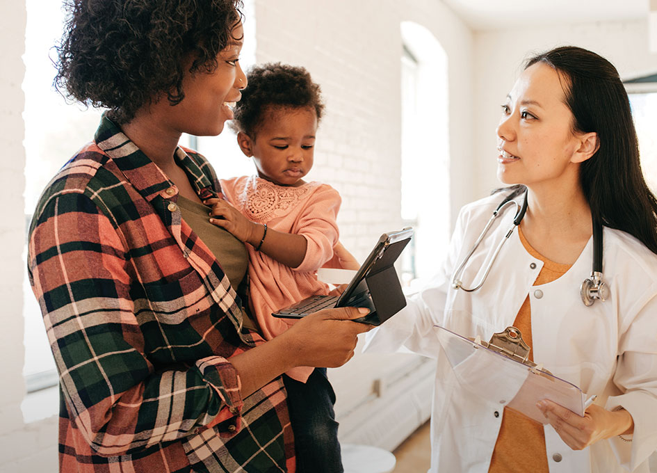 parent and doctor VAB Benefits Campaign