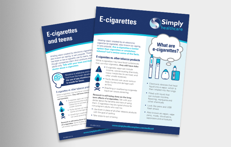 E-Cigarettes Vaping Flier Print